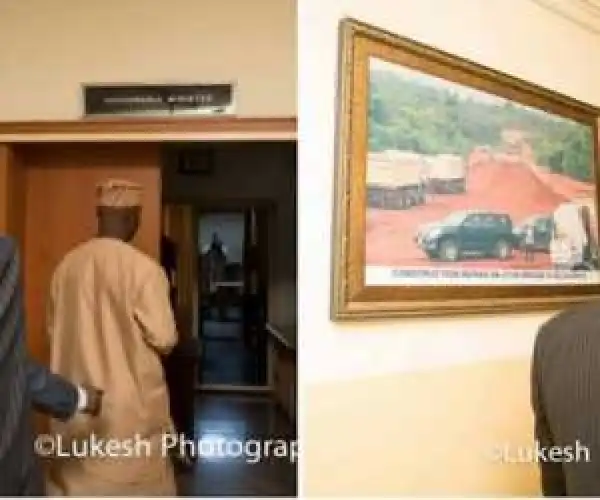 Babatunde Fashola Resumes Work As A Minister (See Photos)